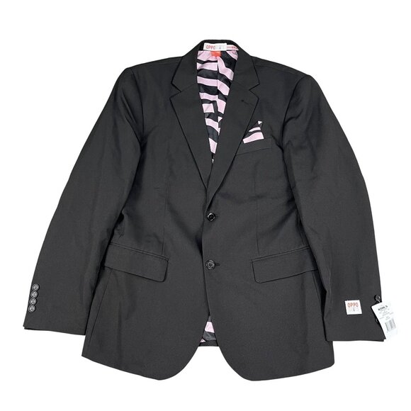 NEW OppoSuits Mens Midnight Pink Full Suit Sz 40R READ - Picture 2 of 10